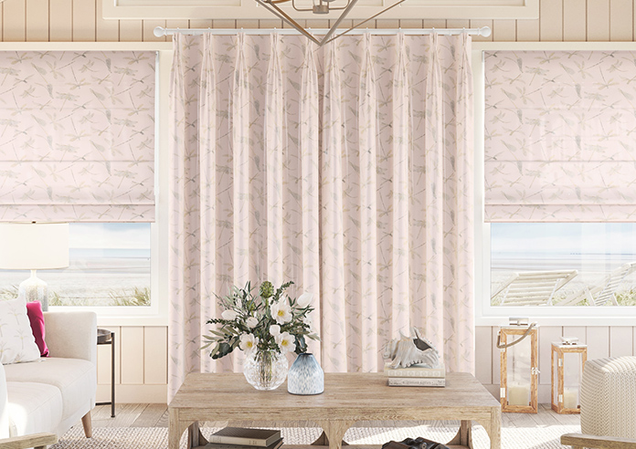 Dragonflies, Pink - Made to Measure Curtains - Image 7